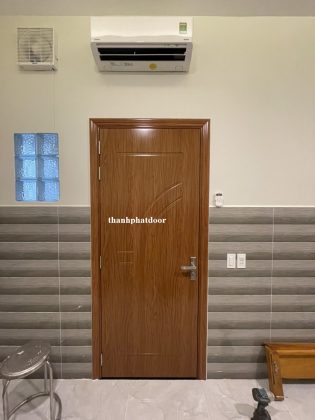 cửa nhựa composite sơn vân gỗ 