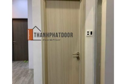 Cửa gỗ nhựa composite phủ da vân gỗ