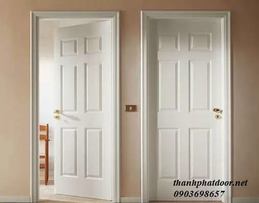 cửa hdf trắng