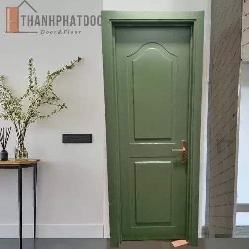 Cửa MDf sơn xanh