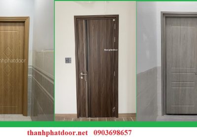 Cửa nhựa composite phủ da PVC