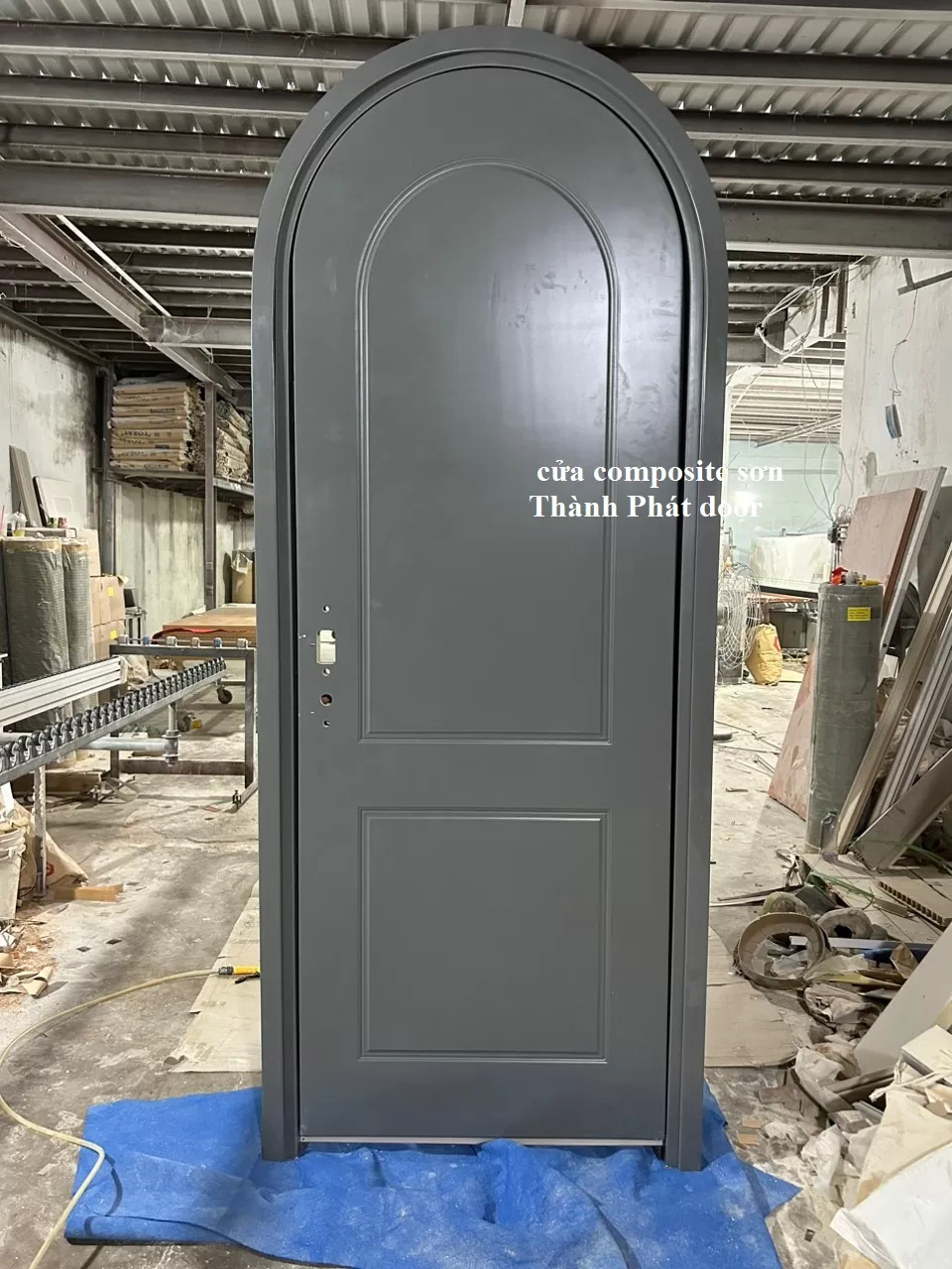 Cửa vòm composite sơn