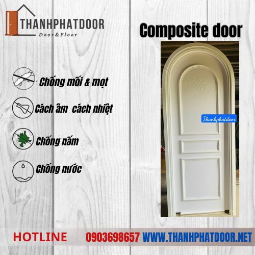 Cửa vòm nhựa composite phào nỗi