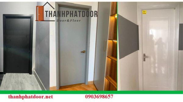Cửa Nhựa Sơn Tĩnh Điện – Độ Bền Vượt Trội, Chống Thấm Tuyệt Đối Cửa nhựa sơn màu trơn