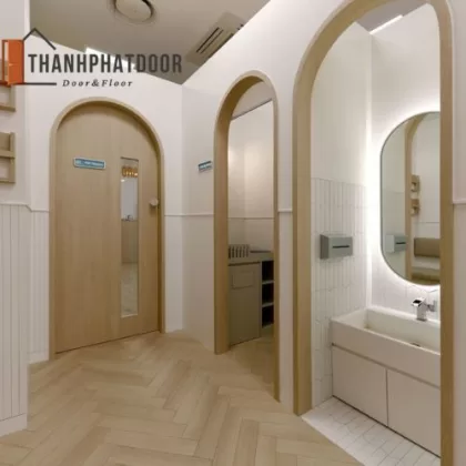 Cửa Nhựa Composite Thiết Kế Vòm