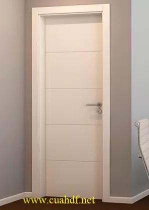 Cửa nhựa composite trắng giá rẻ phòng ngủ 