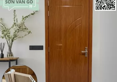 cửa nhựa composite sơn vân gỗ