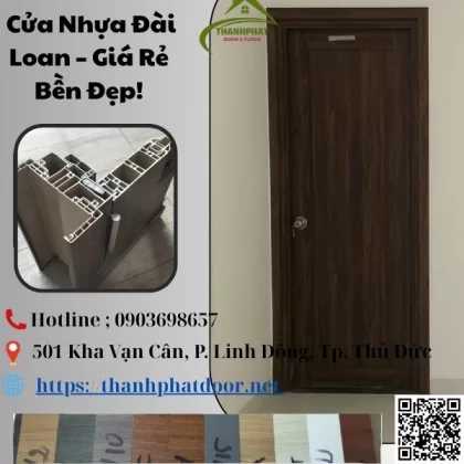 Cửa Nhựa Đài Loan TP 01