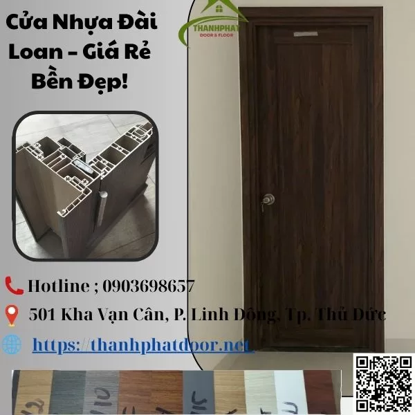 Cửa Nhựa Đài Loan TP 01