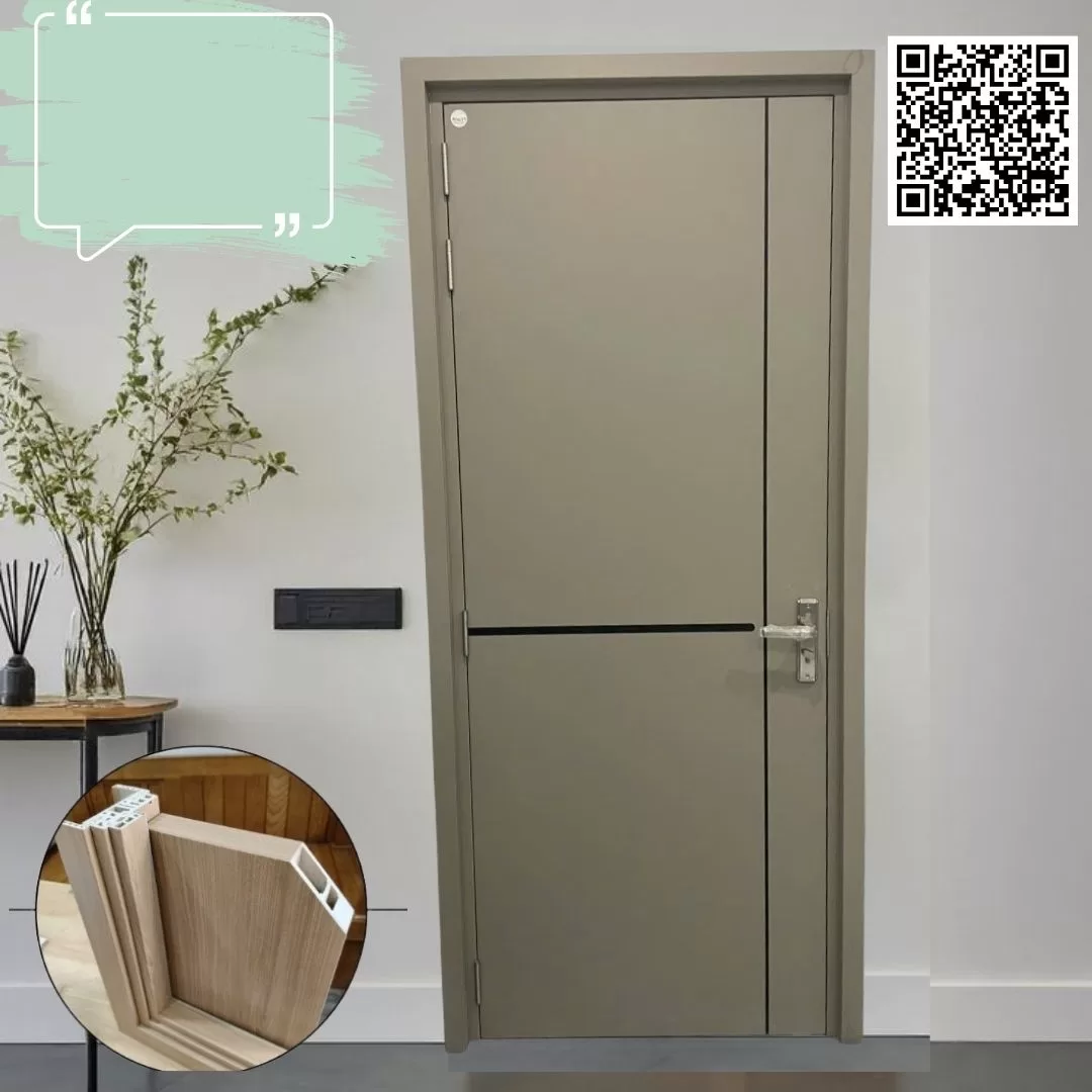 Cửa Nhựa Composite TP592 – Đẳng Cấp, Bền Bỉ, Chống Nước Tuyệt Đối