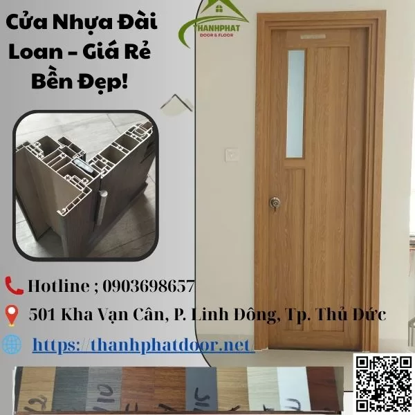 Cửa Nhựa Thủ Đức Giá Rẻ- 507 Kha Vạn Cân, Phường Linh Đông Cửa nhựa Đài Loan