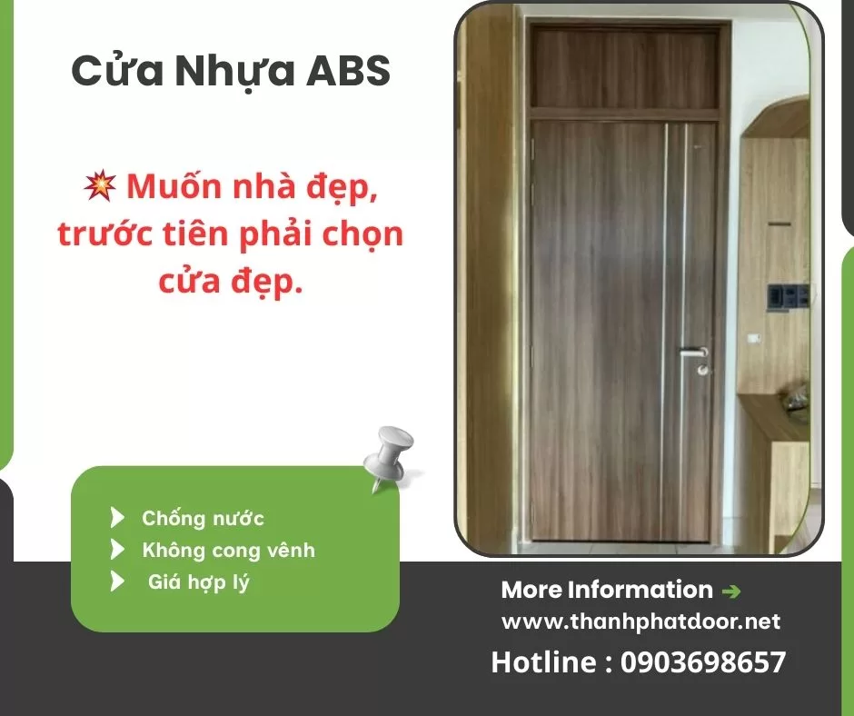 Cửa Nhựa Thủ Đức 2026: Tại Sao Nên Chọn? Cửa ABs chạy CNC