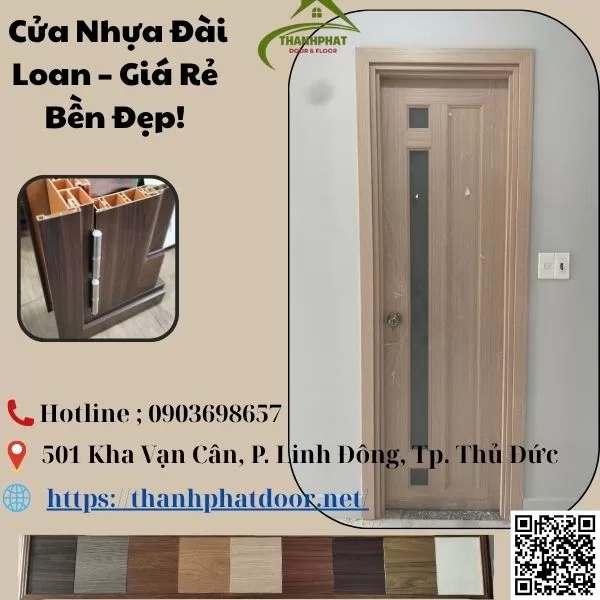 Cửa Nhựa Có Bị Cong Vênh Không? Nguyên Nhân & Cách Khắc Phục Cửa nhựa Đài Loan
