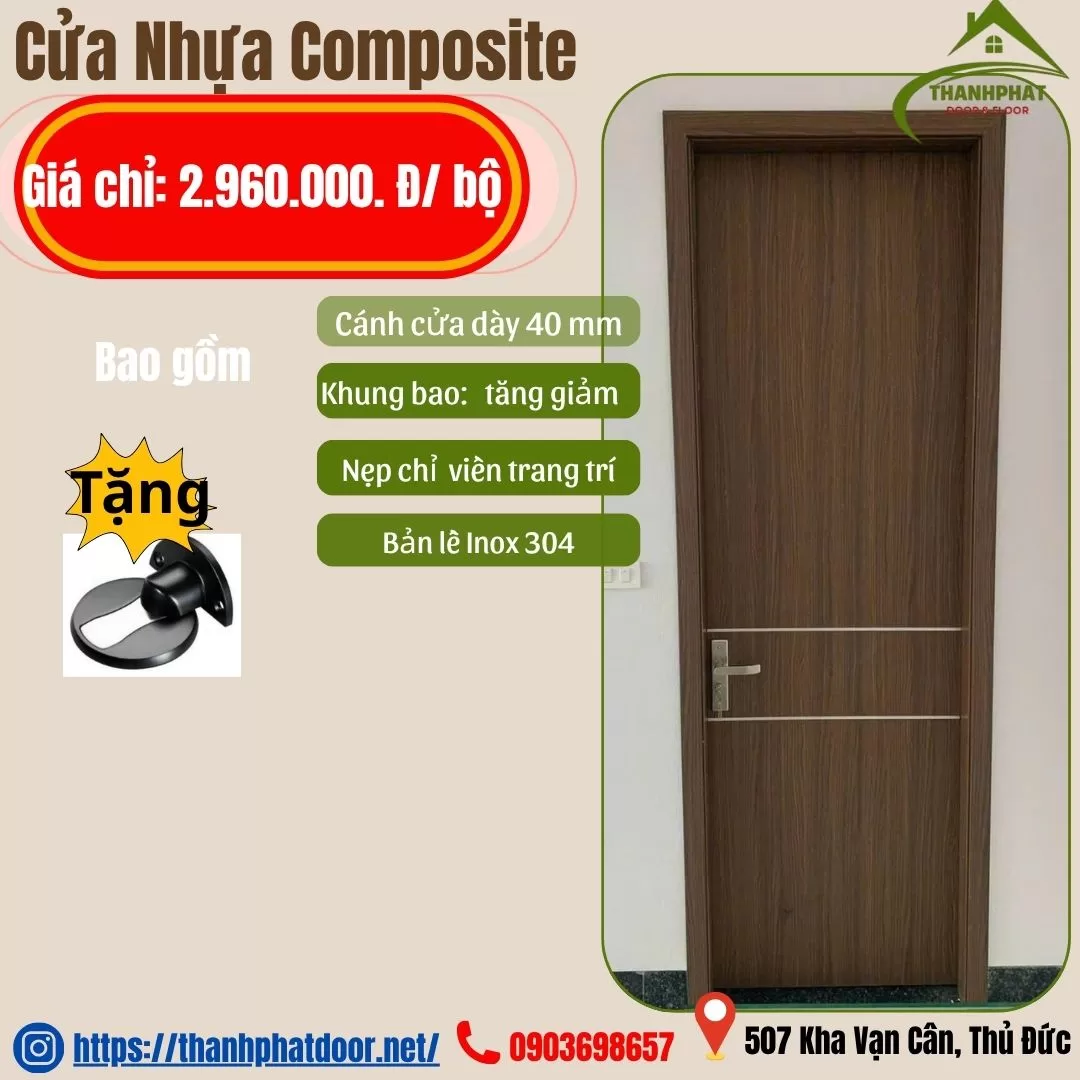 Đặc điểm cửa Composite TPD 03